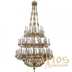 Chandelier, 3 levels, 81 candles (ПК) 06_81_3 - фото
