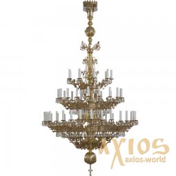 Chandelier, 3 tiers, 57 candles (ПК) 02_57_3 - фото