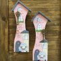 Original gift "House of Happiness" handmade, Stand for keys, (10.26) 31.5 cm