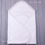 Terry Christening Blanket Tradition white 77008