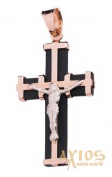 The cross «Crucifixion», gold 585, О 940011 - фото