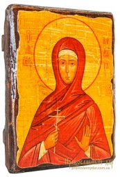 Icon Antique Holy Martyr Barbara 21x29 cm - фото