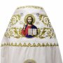 Priest Vestment, Embroidered on White velvet