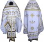 Priest Vestments, Embroidered on White gabardine with sewn galloon R 040m (n)