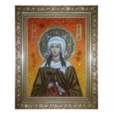 Янтарная икона Святая мученица Ираида (Раиса) 80x120 см