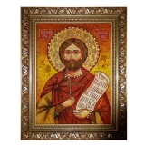 Amber Icon Holy Martyr Nazarius Roman 60x80 cm