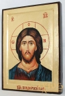 Icon of the Lord Almighty in gilding Greek style without a casket