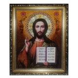 Amber Icon Lord Almighty 15x20 cm