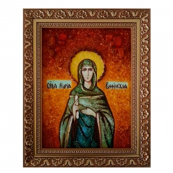Amber Icon of St. Mary of Bethnhem 40x60 cm Amber Icon of St. Mary of Bethnhem 40x60 cm - фото