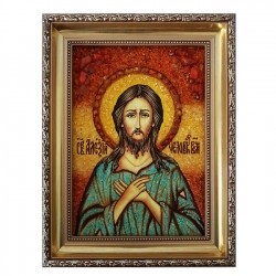 The Amber Icon of St. Alexis The Man of God 80x120 cm The Amber Icon of St. Alexis The Man of God 80x120 cm - фото