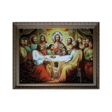 Amber Icon of the Last Supper 40x60 cm
