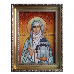 The Amber Icon Saint Blessed Princess Elizabeth 40x60 cm - фото