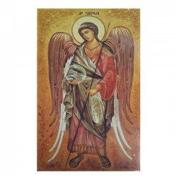 Amber Icon Saint Archangel Gabriel 30x40 cm Amber Icon Saint Archangel Gabriel 30x40 cm - фото