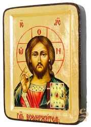 Icon God Almighty Greek style in gilding 21x29 cm - фото