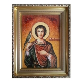 Amber Icon Holy Martyr Tryphon 30x40 cm