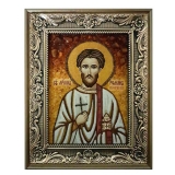 Amber icon Saint Roman Caesarea 60x80 cm