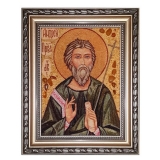 The amber icon The Holy Apostle Andrew the First-Called 30x40 cm