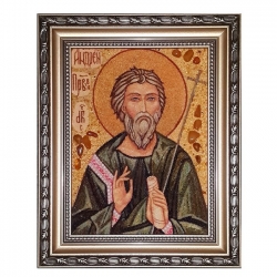 The Amber Icon The Holy Apostle Andrew the First-Called 40x60 cm The Amber Icon The Holy Apostle Andrew the First-Called 40x60 cm - фото