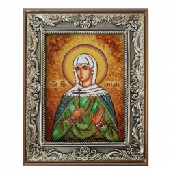 The Amber Icon of Saint Ariadne 30x40 cm - фото