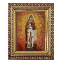 The Amber Icon The Holy Martyr Antonina of Nicaea 60x80 cm The Amber Icon The Holy Martyr Antonina of Nicaea 60x80 cm - фото