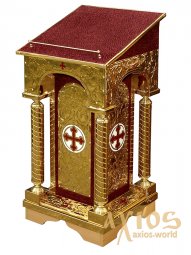 Lectern LATERAL CHAMPING (3 CROSSES) 50x50x105 cm, non-separable - фото