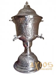 Holy Water Basin, Greece, 104-859, 9 l, chasing, silver, custom manufacturing - фото