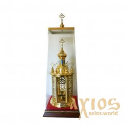 Tabernacle (brass, lacquer) 60x25 cm №2 - фото