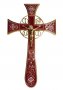 Maltese Altar Cross, No. 4-2, gilding, red enamel