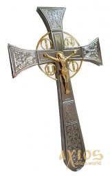 Altar cross Maltese No. 1 nickel gilding  - фото