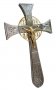 Altar cross Maltese No. 1 nickel gilding 