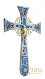 Altar cross Maltese No. 1 enamel gilding - фото