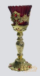 Table lamp, brass - фото