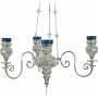 Hanging lamp for four glasses, silver (Greece)