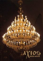 Panikadilo, 4 tiers, 99 candles, С 02-99-4, brass - фото