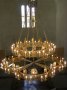 Individual Chandelier №11, in the form of a quatrefoil