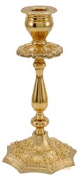 Candlestick table №1, with varnishing - фото