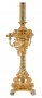 Cast candlestick № 2, with Cherubs, 1 lamp and 42 candles, with gilding