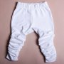 Pants narrow with assembly, white color (ng_001)