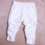 Pants narrow with assembly, white color (ng_001)