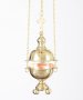 Small round gilded censer without bells. 