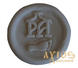 Name stamp, Footprint of the Most Holy Mother of God of Pochaev (40 mm) - фото
