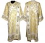 Proto-Deacon vestment of brocade and embroidered on satin 046d