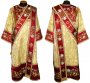 Deacon Vestment from brocade, with embroidery on velvet 046d