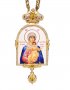 Panagia brass with chain 130x55