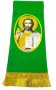 Bookmark for the Gospel, embroidered icon, gabardine