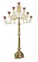 Seven-branched altar candlestick No. 1 electric 