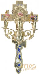 Easter candlestick with cross - фото