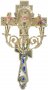 Easter candlestick with cross