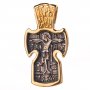 Native cross «Save and save», silver 925 ° with blackening, 26x18 mm, O 13688