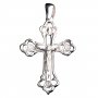 Neck cross, silver 925, 40x28mm, O 131644